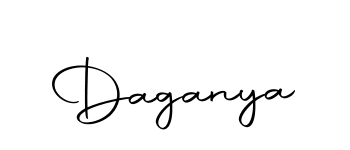 Create a beautiful signature design for name Daganya. With this signature (Autography-DOLnW) fonts, you can make a handwritten signature for free. Daganya signature style 10 images and pictures png