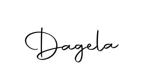 Use a signature maker to create a handwritten signature online. With this signature software, you can design (Autography-DOLnW) your own signature for name Dagela. Dagela signature style 10 images and pictures png