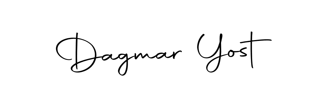 Design your own signature with our free online signature maker. With this signature software, you can create a handwritten (Autography-DOLnW) signature for name Dagmar Yost. Dagmar Yost signature style 10 images and pictures png