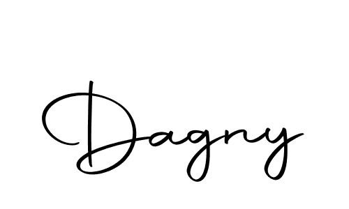 How to make Dagny name signature. Use Autography-DOLnW style for creating short signs online. This is the latest handwritten sign. Dagny signature style 10 images and pictures png