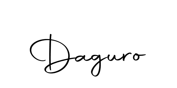 Design your own signature with our free online signature maker. With this signature software, you can create a handwritten (Autography-DOLnW) signature for name Daguro. Daguro signature style 10 images and pictures png