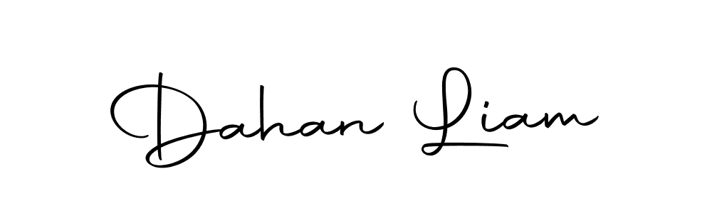 It looks lik you need a new signature style for name Dahan Liam. Design unique handwritten (Autography-DOLnW) signature with our free signature maker in just a few clicks. Dahan Liam signature style 10 images and pictures png