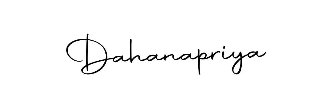 Use a signature maker to create a handwritten signature online. With this signature software, you can design (Autography-DOLnW) your own signature for name Dahanapriya. Dahanapriya signature style 10 images and pictures png