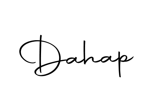 Use a signature maker to create a handwritten signature online. With this signature software, you can design (Autography-DOLnW) your own signature for name Dahap. Dahap signature style 10 images and pictures png