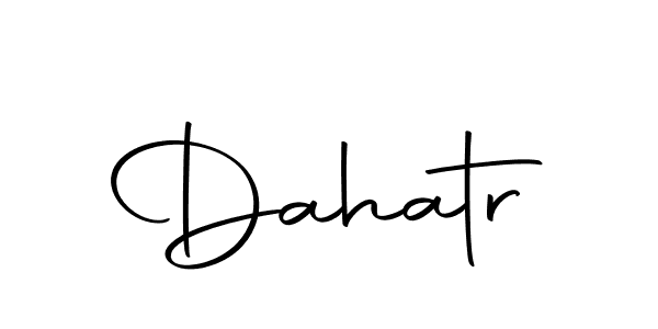 Create a beautiful signature design for name Dahatr. With this signature (Autography-DOLnW) fonts, you can make a handwritten signature for free. Dahatr signature style 10 images and pictures png