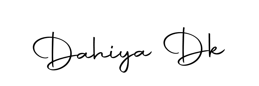 Design your own signature with our free online signature maker. With this signature software, you can create a handwritten (Autography-DOLnW) signature for name Dahiya Dk. Dahiya Dk signature style 10 images and pictures png