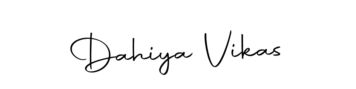 Design your own signature with our free online signature maker. With this signature software, you can create a handwritten (Autography-DOLnW) signature for name Dahiya Vikas. Dahiya Vikas signature style 10 images and pictures png