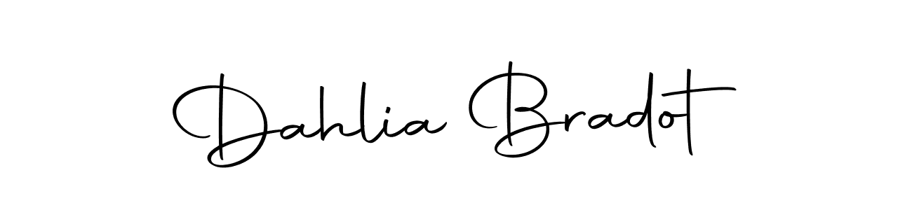 How to make Dahlia Bradot signature? Autography-DOLnW is a professional autograph style. Create handwritten signature for Dahlia Bradot name. Dahlia Bradot signature style 10 images and pictures png