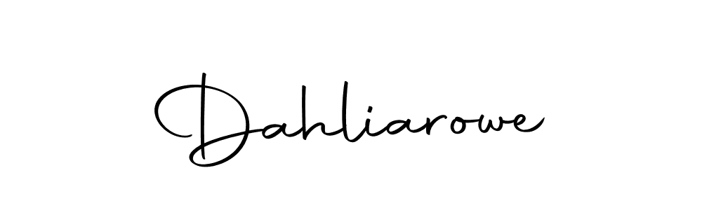 Use a signature maker to create a handwritten signature online. With this signature software, you can design (Autography-DOLnW) your own signature for name Dahliarowe. Dahliarowe signature style 10 images and pictures png