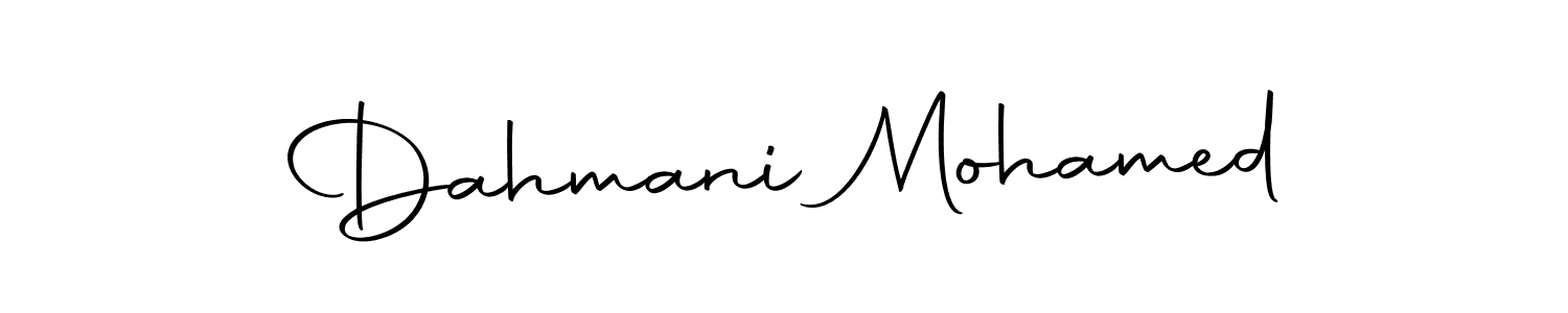 You can use this online signature creator to create a handwritten signature for the name Dahmani Mohamed. This is the best online autograph maker. Dahmani Mohamed signature style 10 images and pictures png