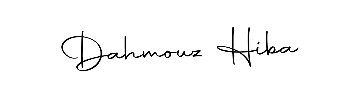 Make a short Dahmouz Hiba signature style. Manage your documents anywhere anytime using Autography-DOLnW. Create and add eSignatures, submit forms, share and send files easily. Dahmouz Hiba signature style 10 images and pictures png