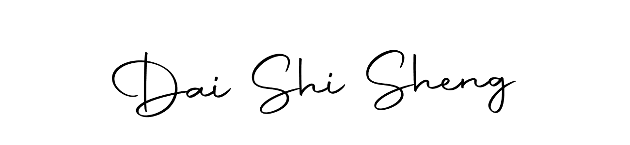 Design your own signature with our free online signature maker. With this signature software, you can create a handwritten (Autography-DOLnW) signature for name Dai Shi Sheng. Dai Shi Sheng signature style 10 images and pictures png