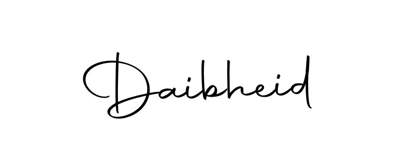 Create a beautiful signature design for name Daibheid. With this signature (Autography-DOLnW) fonts, you can make a handwritten signature for free. Daibheid signature style 10 images and pictures png