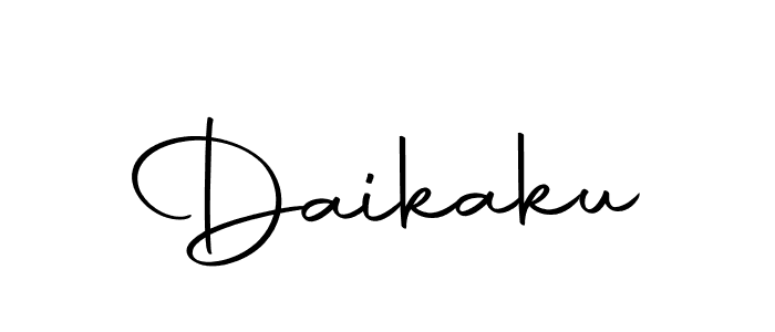 Use a signature maker to create a handwritten signature online. With this signature software, you can design (Autography-DOLnW) your own signature for name Daikaku. Daikaku signature style 10 images and pictures png