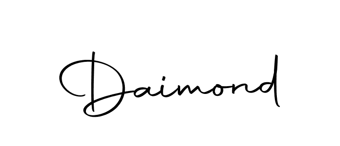 Use a signature maker to create a handwritten signature online. With this signature software, you can design (Autography-DOLnW) your own signature for name Daimond. Daimond signature style 10 images and pictures png