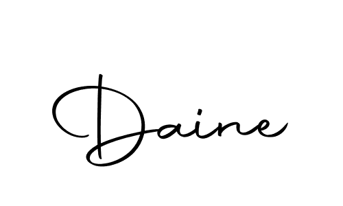 You should practise on your own different ways (Autography-DOLnW) to write your name (Daine) in signature. don't let someone else do it for you. Daine signature style 10 images and pictures png