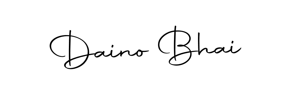 How to make Daino Bhai name signature. Use Autography-DOLnW style for creating short signs online. This is the latest handwritten sign. Daino Bhai signature style 10 images and pictures png