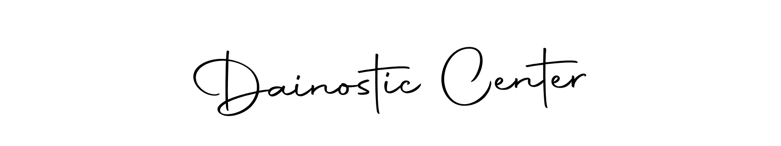 Create a beautiful signature design for name Dainostic Center. With this signature (Autography-DOLnW) fonts, you can make a handwritten signature for free. Dainostic Center signature style 10 images and pictures png