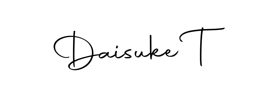You should practise on your own different ways (Autography-DOLnW) to write your name (Daisuke T) in signature. don't let someone else do it for you. Daisuke T signature style 10 images and pictures png