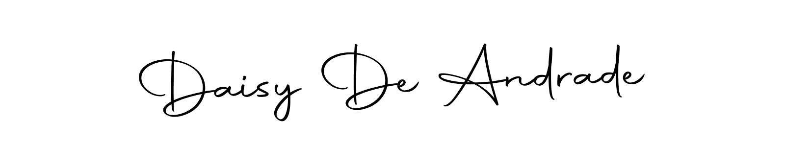 Make a beautiful signature design for name Daisy De Andrade. With this signature (Autography-DOLnW) style, you can create a handwritten signature for free. Daisy De Andrade signature style 10 images and pictures png