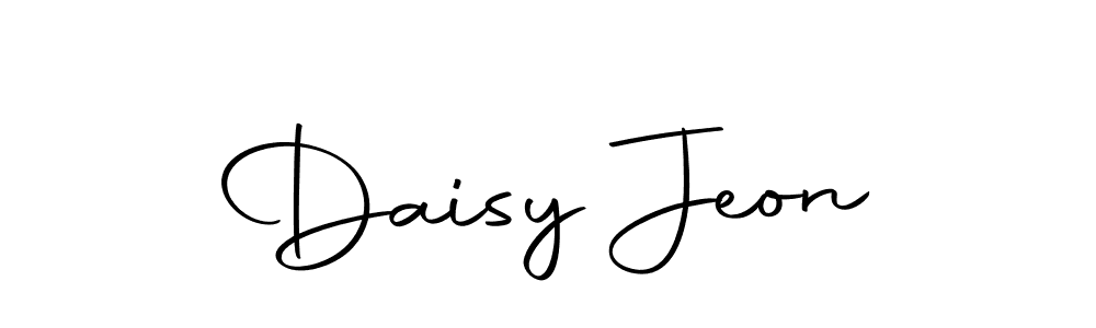 Design your own signature with our free online signature maker. With this signature software, you can create a handwritten (Autography-DOLnW) signature for name Daisy Jeon. Daisy Jeon signature style 10 images and pictures png