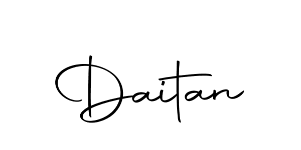 Design your own signature with our free online signature maker. With this signature software, you can create a handwritten (Autography-DOLnW) signature for name Daitan. Daitan signature style 10 images and pictures png