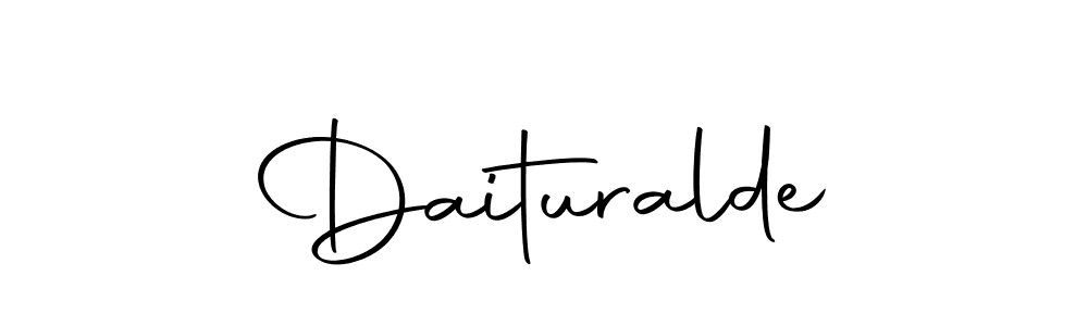 Make a beautiful signature design for name Daituralde. With this signature (Autography-DOLnW) style, you can create a handwritten signature for free. Daituralde signature style 10 images and pictures png