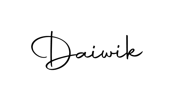 Make a beautiful signature design for name Daiwik. With this signature (Autography-DOLnW) style, you can create a handwritten signature for free. Daiwik signature style 10 images and pictures png