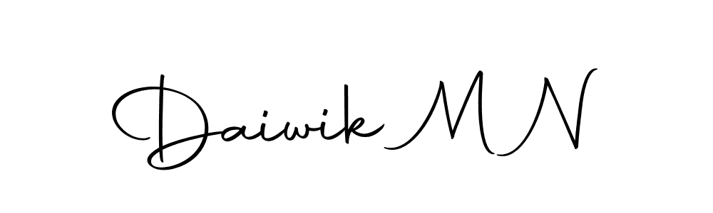 Check out images of Autograph of Daiwik M N name. Actor Daiwik M N Signature Style. Autography-DOLnW is a professional sign style online. Daiwik M N signature style 10 images and pictures png