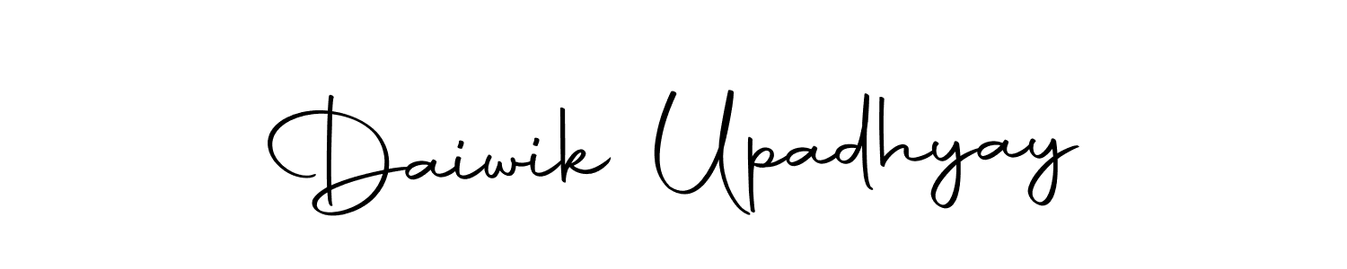 Make a beautiful signature design for name Daiwik Upadhyay. With this signature (Autography-DOLnW) style, you can create a handwritten signature for free. Daiwik Upadhyay signature style 10 images and pictures png