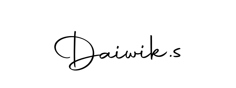 How to Draw Daiwik.s signature style? Autography-DOLnW is a latest design signature styles for name Daiwik.s. Daiwik.s signature style 10 images and pictures png