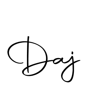 Also we have Daj name is the best signature style. Create professional handwritten signature collection using Autography-DOLnW autograph style. Daj signature style 10 images and pictures png