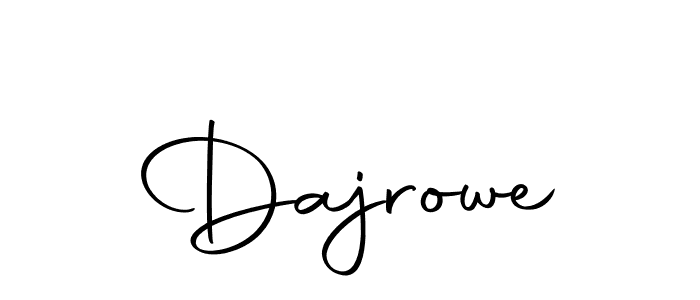 Dajrowe stylish signature style. Best Handwritten Sign (Autography-DOLnW) for my name. Handwritten Signature Collection Ideas for my name Dajrowe. Dajrowe signature style 10 images and pictures png