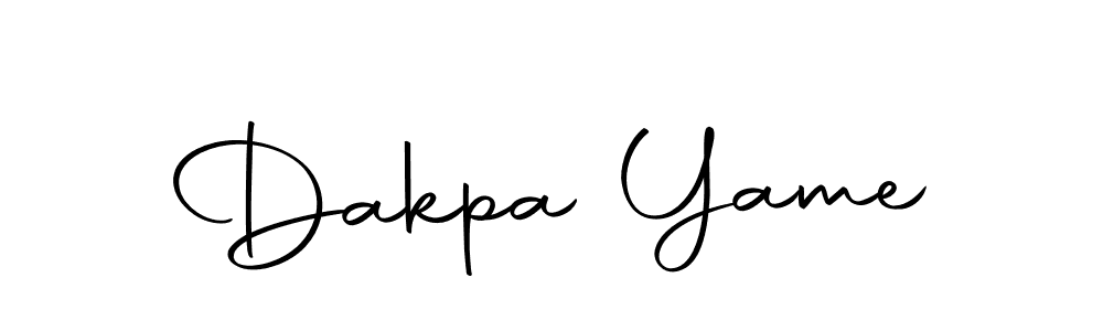 Make a beautiful signature design for name Dakpa Yame. With this signature (Autography-DOLnW) style, you can create a handwritten signature for free. Dakpa Yame signature style 10 images and pictures png