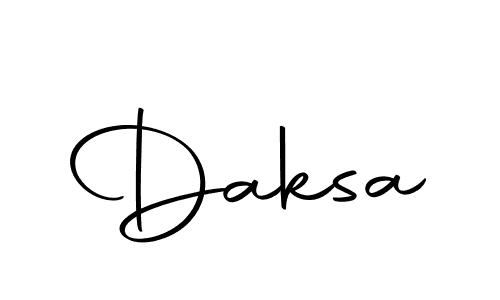 How to make Daksa name signature. Use Autography-DOLnW style for creating short signs online. This is the latest handwritten sign. Daksa signature style 10 images and pictures png