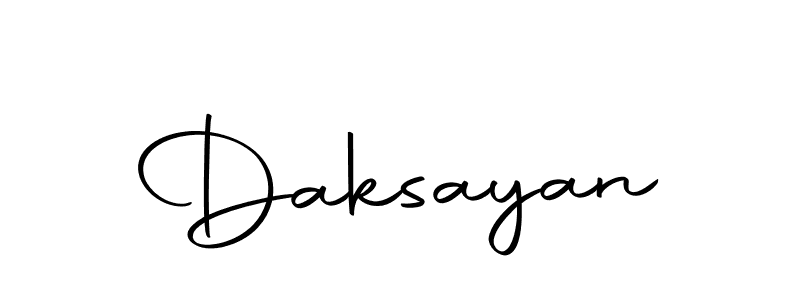 How to make Daksayan signature? Autography-DOLnW is a professional autograph style. Create handwritten signature for Daksayan name. Daksayan signature style 10 images and pictures png