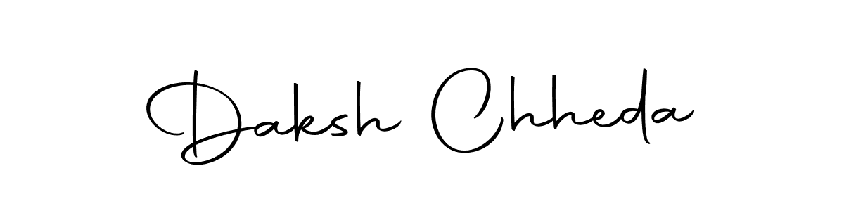 You should practise on your own different ways (Autography-DOLnW) to write your name (Daksh Chheda) in signature. don't let someone else do it for you. Daksh Chheda signature style 10 images and pictures png