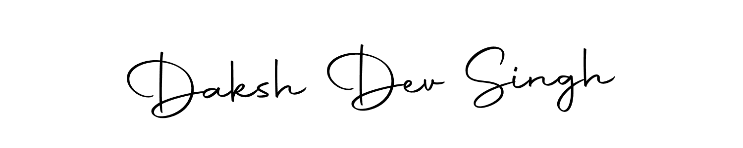 Autography-DOLnW is a professional signature style that is perfect for those who want to add a touch of class to their signature. It is also a great choice for those who want to make their signature more unique. Get Daksh Dev Singh name to fancy signature for free. Daksh Dev Singh signature style 10 images and pictures png