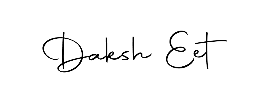 You should practise on your own different ways (Autography-DOLnW) to write your name (Daksh Eet) in signature. don't let someone else do it for you. Daksh Eet signature style 10 images and pictures png