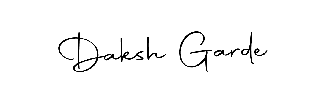 This is the best signature style for the Daksh Garde name. Also you like these signature font (Autography-DOLnW). Mix name signature. Daksh Garde signature style 10 images and pictures png