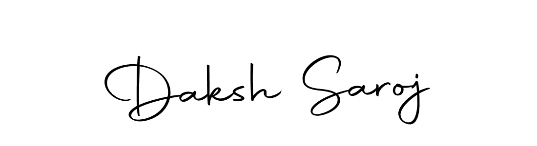 Once you've used our free online signature maker to create your best signature Autography-DOLnW style, it's time to enjoy all of the benefits that Daksh Saroj name signing documents. Daksh Saroj signature style 10 images and pictures png