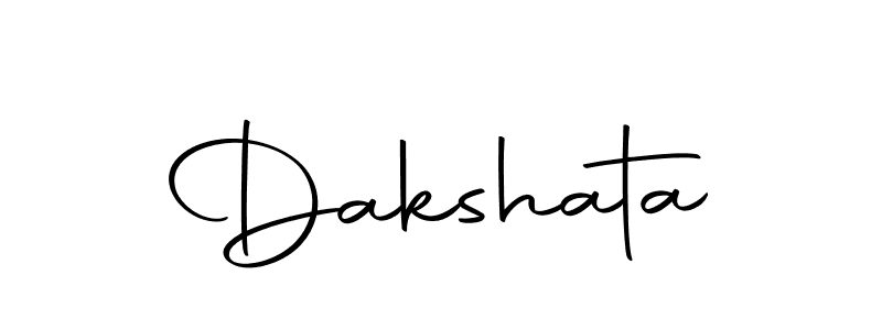 Design your own signature with our free online signature maker. With this signature software, you can create a handwritten (Autography-DOLnW) signature for name Dakshata. Dakshata signature style 10 images and pictures png