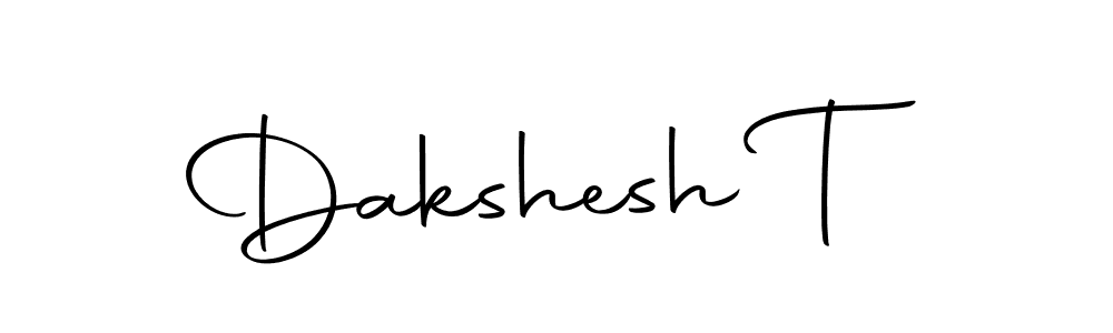 How to make Dakshesh T signature? Autography-DOLnW is a professional autograph style. Create handwritten signature for Dakshesh T name. Dakshesh T signature style 10 images and pictures png