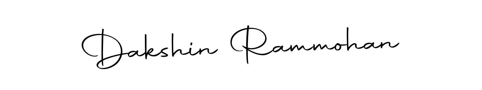 Create a beautiful signature design for name Dakshin Rammohan. With this signature (Autography-DOLnW) fonts, you can make a handwritten signature for free. Dakshin Rammohan signature style 10 images and pictures png