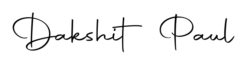 An effortless, minimalist signature concept for Dakshit Paul using Autography-DOLnW design. Clean lines that look great on any document. Dakshit Paul signature style 10 images and pictures png