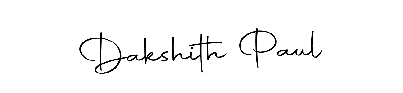 You should practise on your own different ways (Autography-DOLnW) to write your name (Dakshith Paul) in signature. don't let someone else do it for you. Dakshith Paul signature style 10 images and pictures png