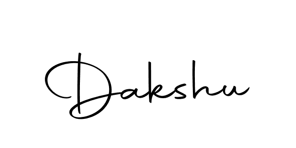 Use a signature maker to create a handwritten signature online. With this signature software, you can design (Autography-DOLnW) your own signature for name Dakshu. Dakshu signature style 10 images and pictures png