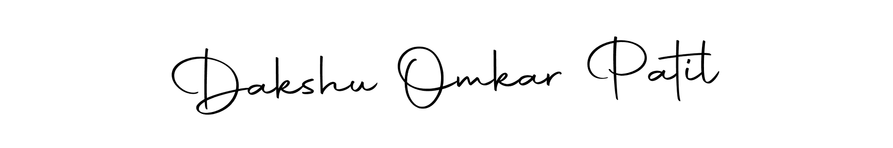 This is the best signature style for the Dakshu Omkar Patil name. Also you like these signature font (Autography-DOLnW). Mix name signature. Dakshu Omkar Patil signature style 10 images and pictures png