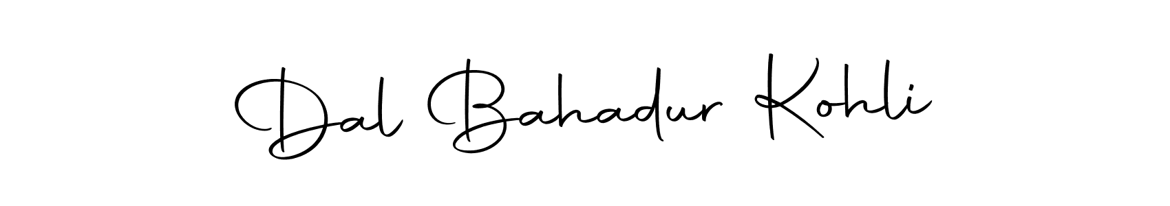 Design your own signature with our free online signature maker. With this signature software, you can create a handwritten (Autography-DOLnW) signature for name Dal Bahadur Kohli. Dal Bahadur Kohli signature style 10 images and pictures png