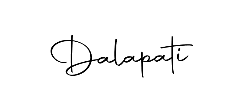 Design your own signature with our free online signature maker. With this signature software, you can create a handwritten (Autography-DOLnW) signature for name Dalapati. Dalapati signature style 10 images and pictures png